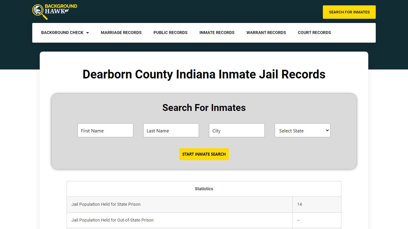Inmate Jail Records in Dearborn County , Indiana